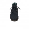 Nevy Blue Leather Casual Boot FFS406