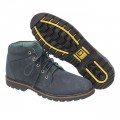 Nevy Blue Leather Casual Boot FFS406