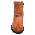 Stylish Brown Cowboy Leather Boot FFS409