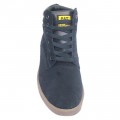 Navy Blue Casual Leather Boot FFS412