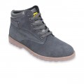 Gray Leather Casual Boot FFS416