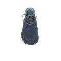Navy Blue Casual Leather Boot FFS419