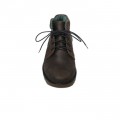 Dark Brown Leather Casual Boot FFS421