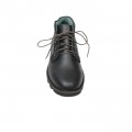 Black Leather Casual Boot FFS423