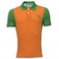 Abercrombie & Fitch Polo Shirt MH33P  Orange & Sea Green