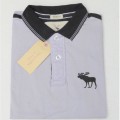 Abercrombie & Fitch Polo Shirt MH32P Dove & Black 