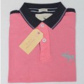 Abercrombie & Fitch Polo Shirt MH23P Navy Black & Pink