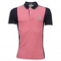 Abercrombie & Fitch Polo Shirt MH23P Navy Black & Pink