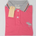 Abercrombie & Fitch Polo Shirt MH28P Dreep Prink & Ash