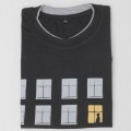 Windows Round Neck T - Shirt SB09 Black