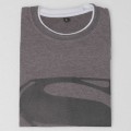 Super Man Round Neck T - Shirt SB10 Grey