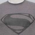 Super Man Round Neck T - Shirt SB10 Grey
