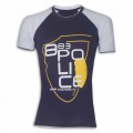 Police Round Neck T - Shirt YG026T Mid Night Blue