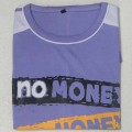 No Money No Honey Round Neck T-Shirt YG27 Medium Purple