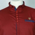 Exclusive Cotton Casual Shirt Collection EX14E Red Wine