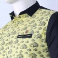 Exclusive Printed Cotton Casual Shirt Collection EX15E Yellow