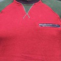Stylish Slim Round Neck Sweater MH05 Red With Green 