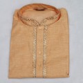 Exclusive Design Mixed Cotton Punjabi SB54P Deep Yellow