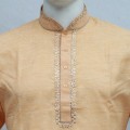 Exclusive Design Mixed Cotton Punjabi SB54P Deep Yellow