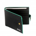 Bally Black Green Men’s Leather Wallet( 1982)