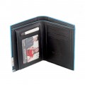 Weichen Black Blue Men’s Leather Wallet 1991