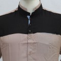Mixed Cotton Casual Shirt RS21S Black - Ash