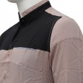 Mixed Cotton Casual Shirt RS21S Black - Ash