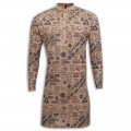 Exclusive Printed Eid Panjabi SB01P Goldenrod