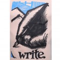 Write Round Neck T - Shirt MG37 Off White