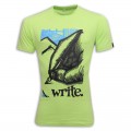 Write Round Neck T-Shirt MG38 Light Green