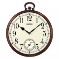 CASIO Analog Brown Wall Clock IQ-66-5DF