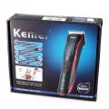 Kemei KM-4004 Waterproof Exclusive Rechargeable Electric Clipper With Hair Trimmer 