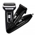 Kemei KM-6558 3 in 1 Reciprocating Three Blades Electric Shaver 