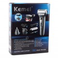 Kemei KM-6558 3 in 1 Reciprocating Three Blades Electric Shaver 