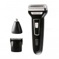 Kemei KM-6558 3 in 1 Reciprocating Three Blades Electric Shaver 