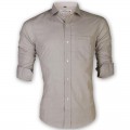 LAVELUX Premium Slim Solid Cotton Formal Shirt LMS154
