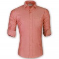 LAVELUX Premium Slim Solid Cotton Formal Shirt LMS156