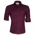 LAVELUX Premium Slim Solid Cotton Formal Shirt LMS415