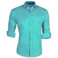 LAVELUX Premium Slim Solid Cotton Formal Shirt LMS418
