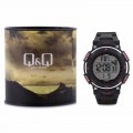 Q&Q M124J001Y Digital White Dial Men's Watch