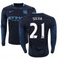 Manchester City Away Full Sleeve Jersey 2015-16