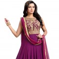Mesmeric Purple Color Anarkali Suit WF043