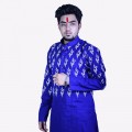 Puja Special Printed Cotton Punjabi MH136