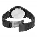 CASIO Men's Black Stainless Steel Dress Watch MTD-1075BK-1A1VDF
