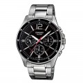 CASIO Enticer Black Dial Men's Watch MTP 1374D 1AVDF