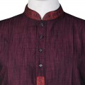 Exclusive Eid Special Maroon Embroidery Panjabi JP113