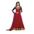 Exclusive Prachi Anarkali Suits Red 2016
