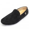 Men's Velvet Casual Loafer FFS234- Black