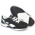 Men's Black White Sports Keds FFS249