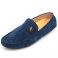 Men's Velvet Casual Loafer FFS230 - Blue